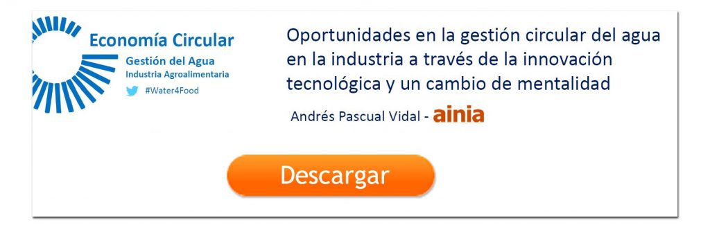 economía circular gestión aguas industriales 10 medidas para la gestión integral del agua en Industrias agroalimentarias